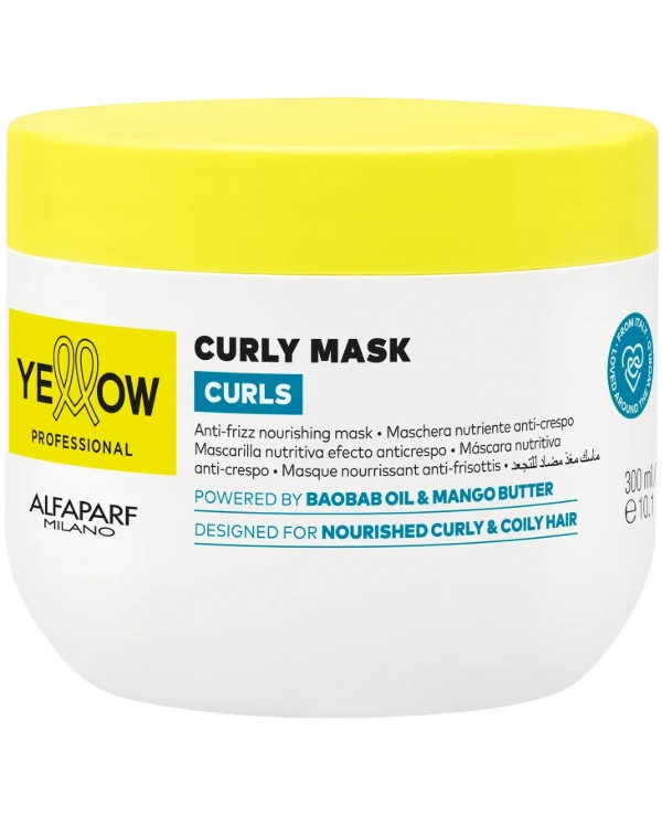 Yellow - Интенсивная маска для кудрявых волос Curls Mask 300 мл