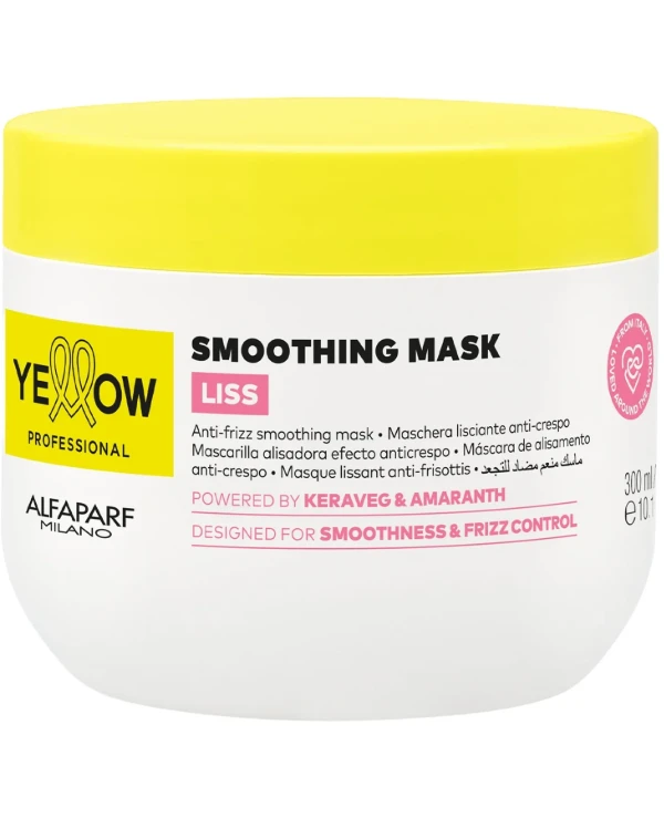 Yellow - Маска для выпрямления волос Keratin-HT and Amaranth Mask 300 мл
