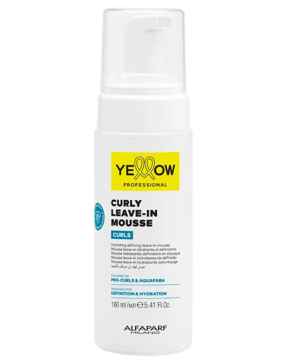 Yellow - Мусс для вьющихся волос Curls Curly Leave-in Mousse 160 мл
