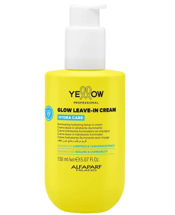 Yellow - Несмываемый крем для увлажнения и блеска волос Hydra Care Glow Leave-in Cream 150 мл