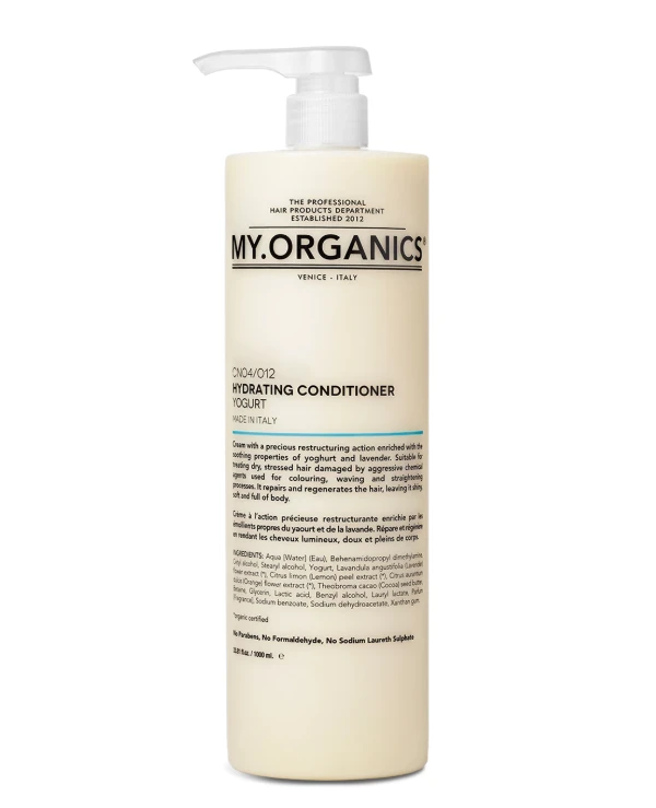 My.Organics - Moisturizing conditioner for dry and damaged hair The Organic Hydrating Conditioner Yogurt 1000ml