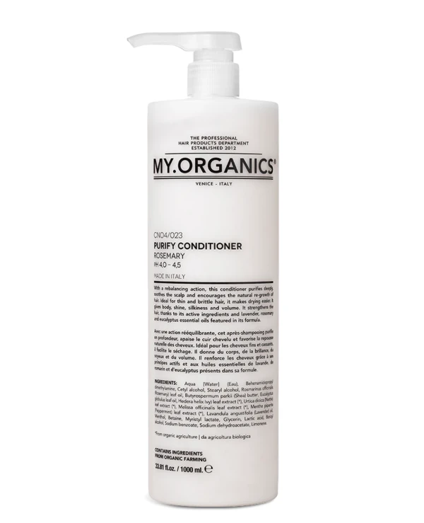 My.Organics - Conditioner for cleansing and soothing the scalp The Organic My Purify Conditioner with Rosemary 1000ml