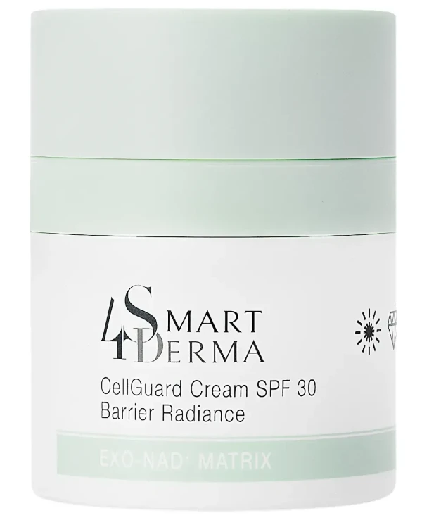Smart4Derma - Омолаживающий экзосомальный дневной крем с NAD+ CellGuard Cream Barrier Radiance SPF 30 50 мл