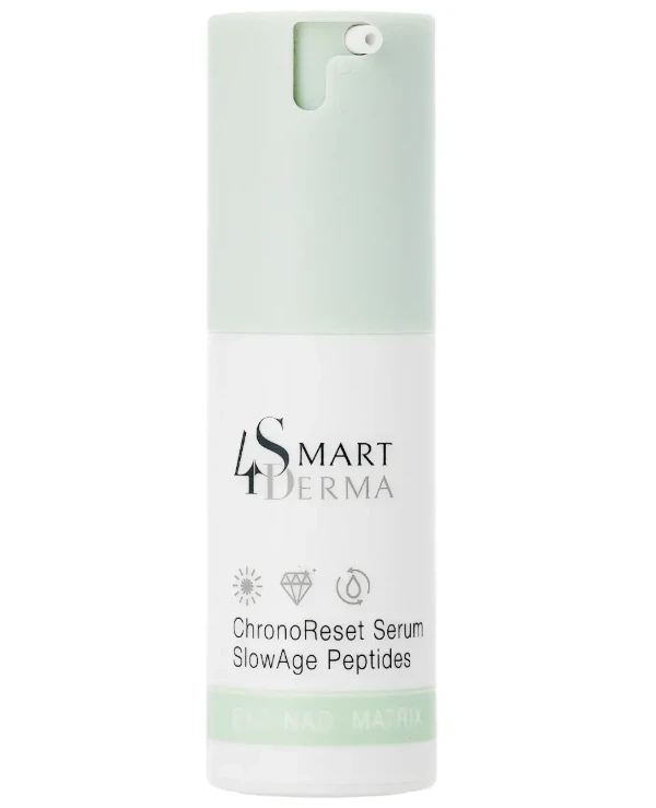 Smart4Derma - Антивозрастная восстанавливающая пептидная сыворотка с NAD+ ChronoReset Serum Slow Age Peptides 30 мл