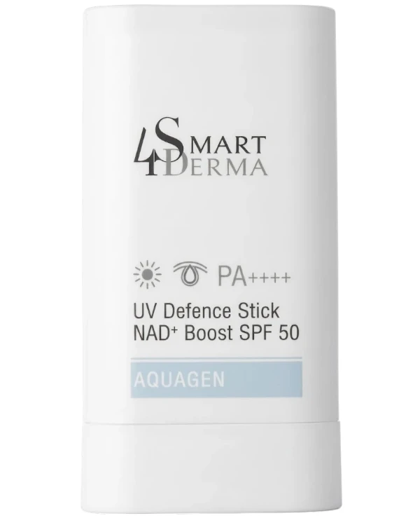 Smart4Derma - Антиоксидантный солнцезащитный стик SPF 50 UV Defence Stick NAD+ Boost SPF 50 18 г