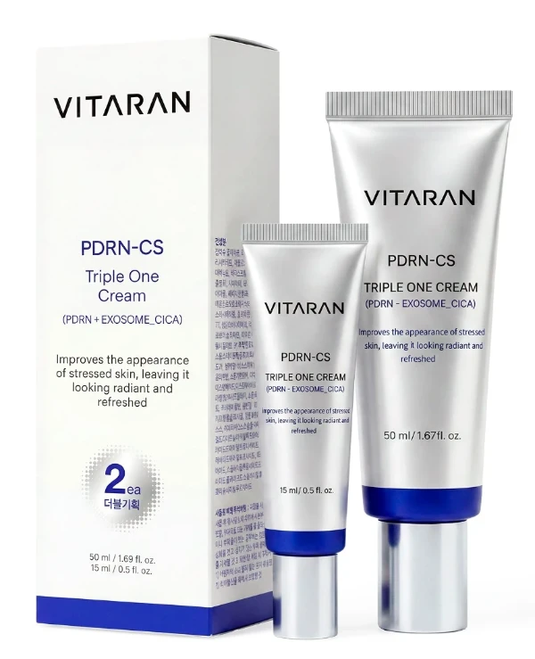 Vitaran - Регенерирующий крем 3-в-1 с PDRN PDRN-CS Triple One Cream 50 мл + 15 мл