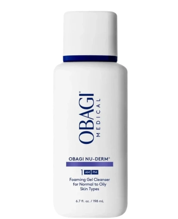 Obagi Medical - Очищающий гель для нормальной и жирной кожи Nu-Derm Foaming Gel Normal to Oily 198 мл