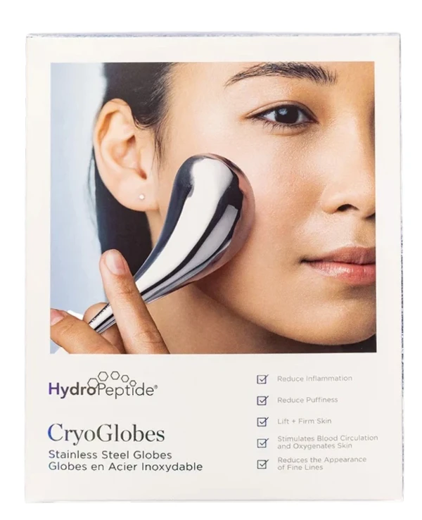 HydroPeptide - Криосферы для лица из нержавеющей стали Stainless Steel CryoGlobes 
