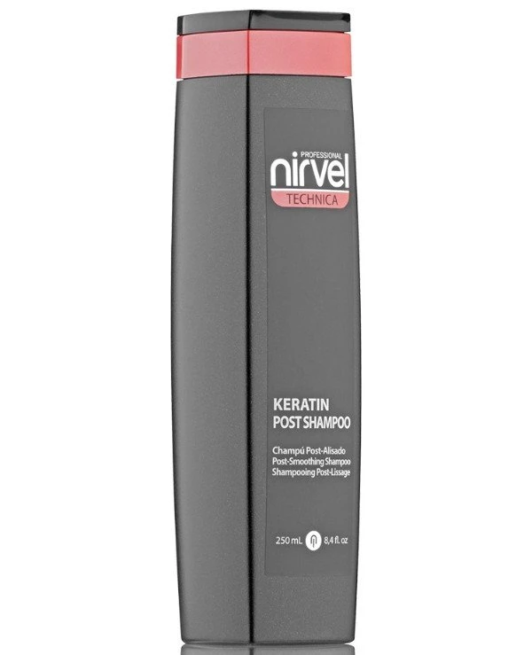 Nirvel Professional - Восстанавливающий кератиновый шампунь Post-Smoothing Shampoo 250 мл