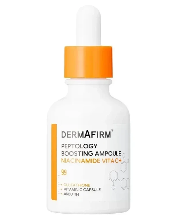 DermAfirm - Сыворотка-бустер с ниацинамидом и витамином C Peptology Boosting Niacinamide Vita C+ 30 мл