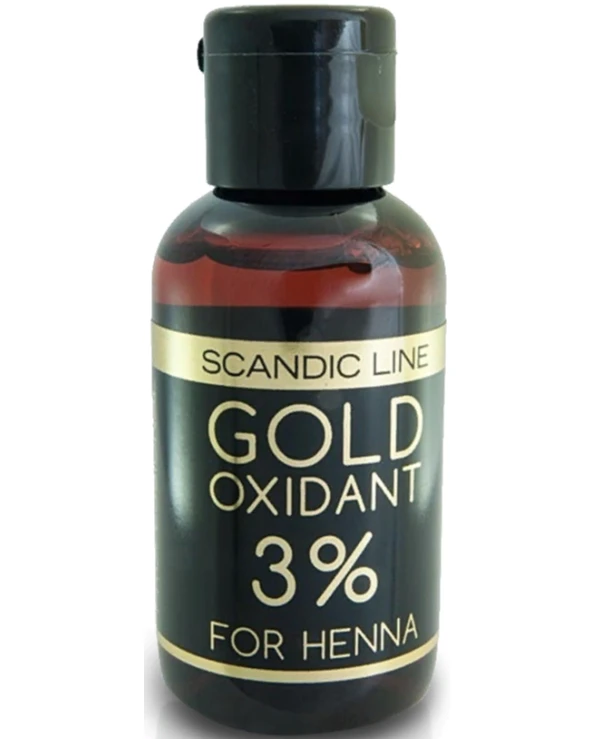 Profis - Окислительная эмульсия для бровей и ресниц Gold Oxidant For Henna 3% 50 мл, 3 %
