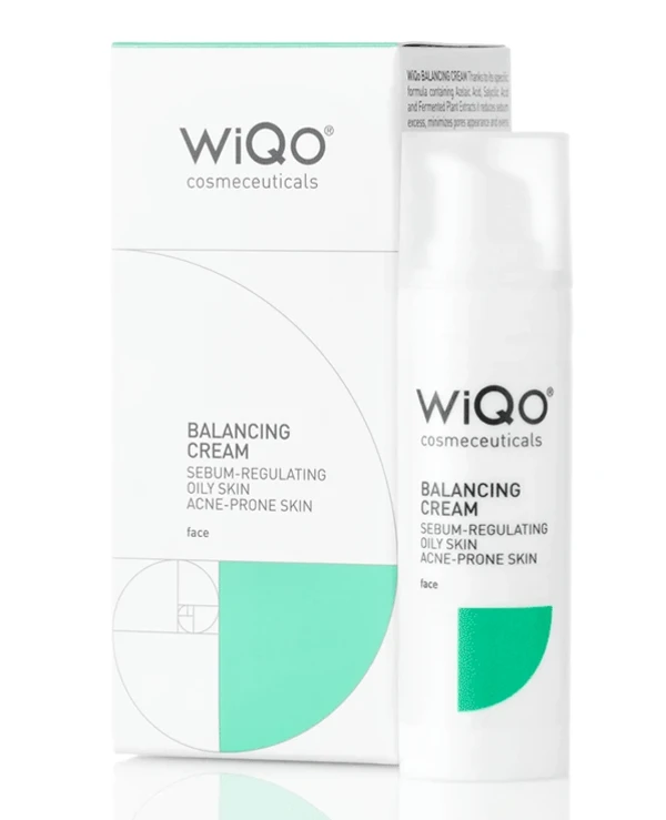 Wiqo Балансирующий крем для жирной и склонной к акне кожи лица | WiQo Balancing Cream