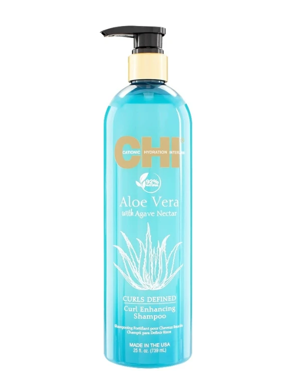 Chi - Шампунь для вьющихся волос с алоэ вера Aloe Vera Curl Enhancing Shampoo 739 мл