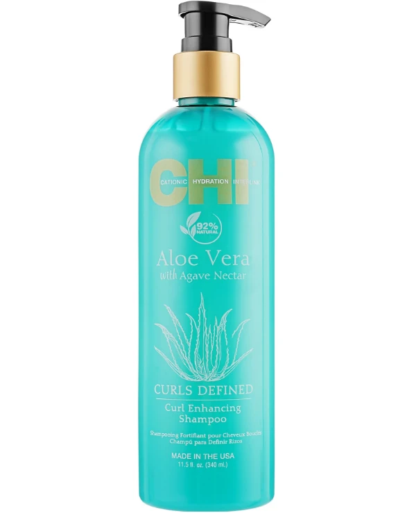 Chi - Шампунь для вьющихся волос с алоэ вера Aloe Vera Curl Enhancing Shampoo 340 мл