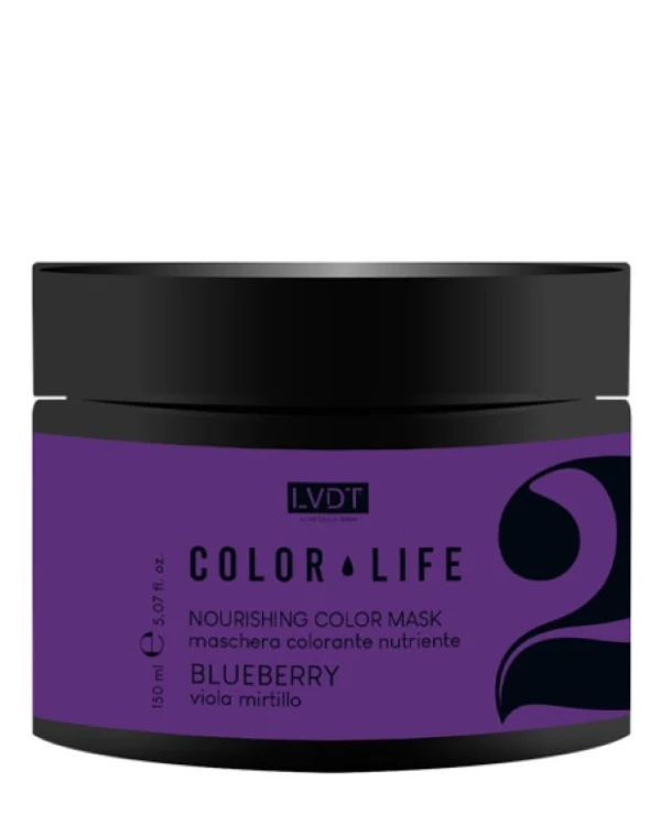 LVDT (Le Vie Della Terra) - Оттеночная маска 2 Color Mask Blueberry Viola Mirtillo 150 мл, Фиолетовый