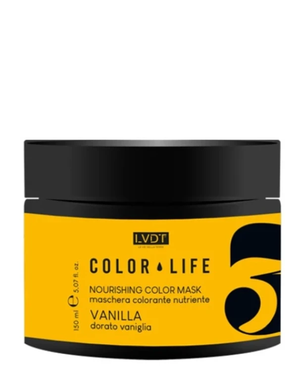 LVDT (Le Vie Della Terra) - Оттеночная маска 3 Color Mask Vanilla Dorato Vaniglia 150 мл, Бежевый