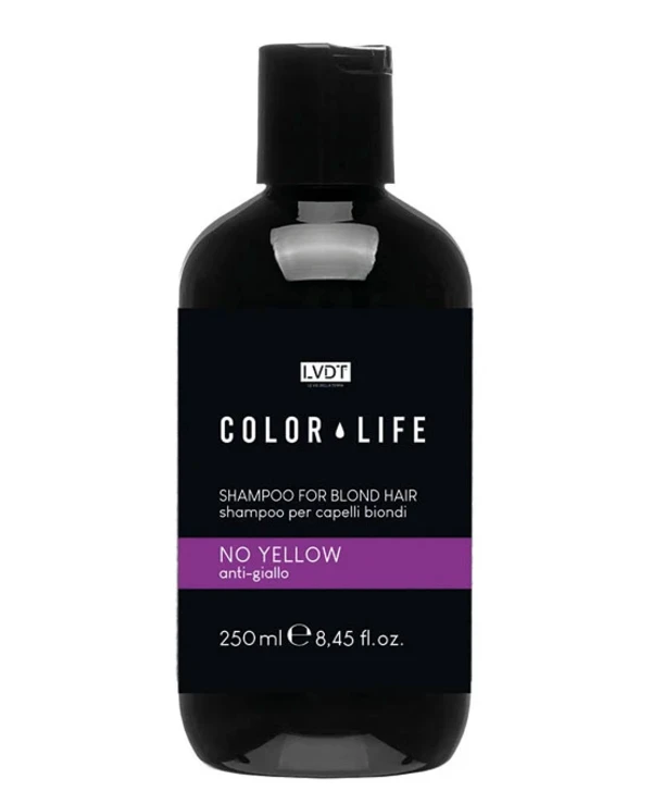 LVDT (Le Vie Della Terra) - Оттеночный шампунь Color Life No Yellow Shampoo 250 мл, Фиолетовый