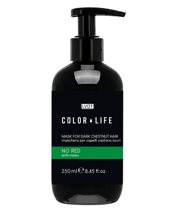 LVDT (Le Vie Della Terra) - Оттеночная маска Color Life No Red Mask 250 мл, Зеленый