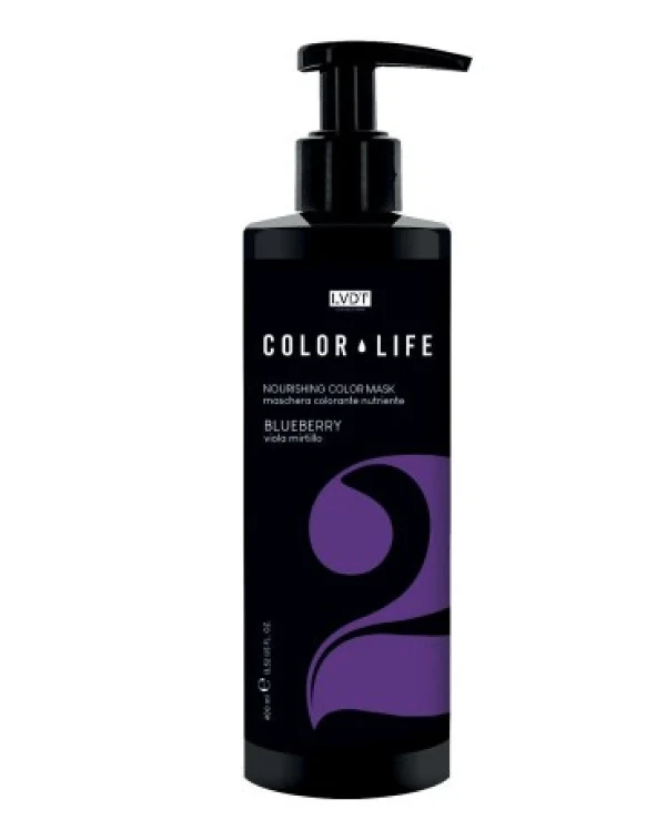 LVDT (Le Vie Della Terra) - Оттеночная маска 2 Color Mask Blueberry Viola Mirtillo Фиолетовый, 400 мл