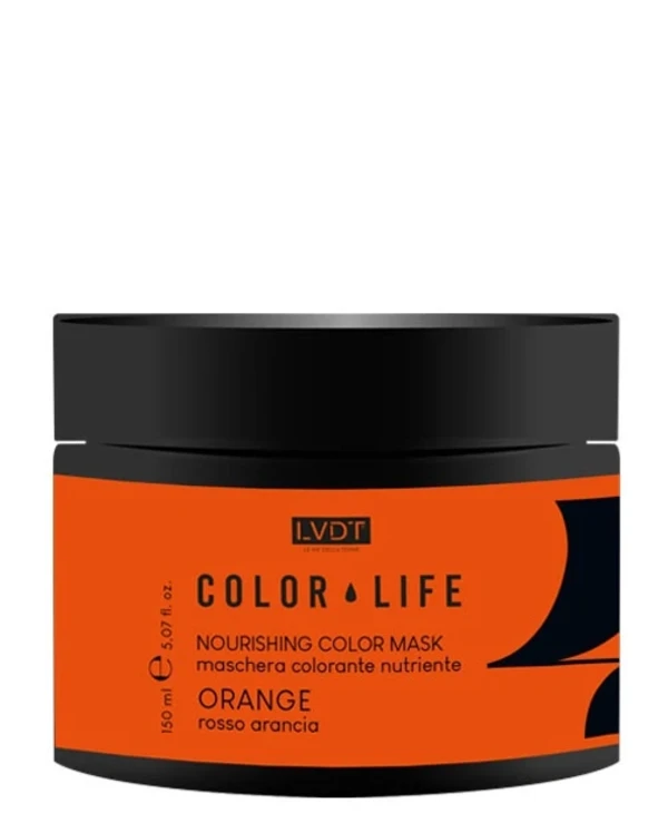 LVDT (Le Vie Della Terra) - Оттеночная маска 4 Color Mask Orange Rosso Arrancia 150 мл, Оранжевый