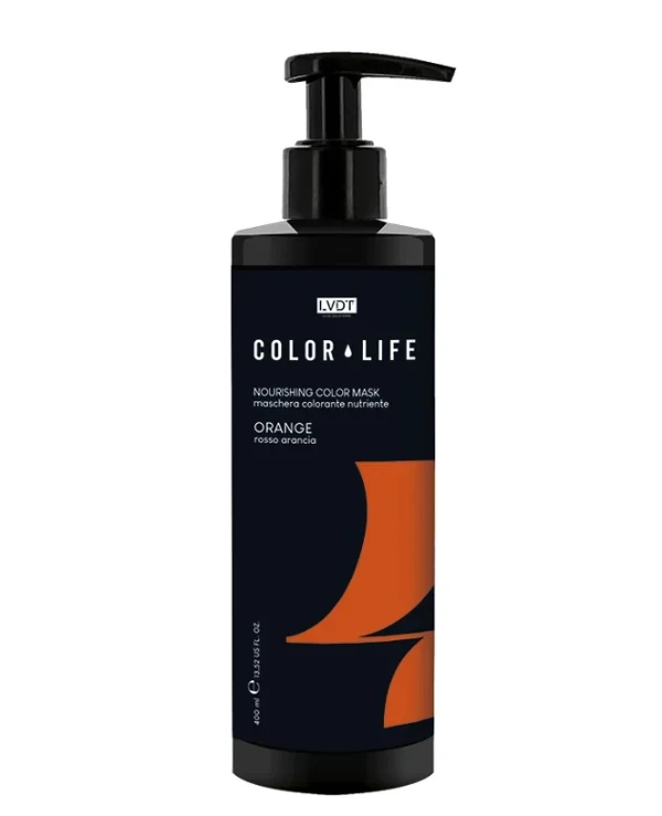 LVDT (Le Vie Della Terra) - Оттеночная маска 4 Color Mask Orange Rosso Arrancia Оранжевый, 400 мл
