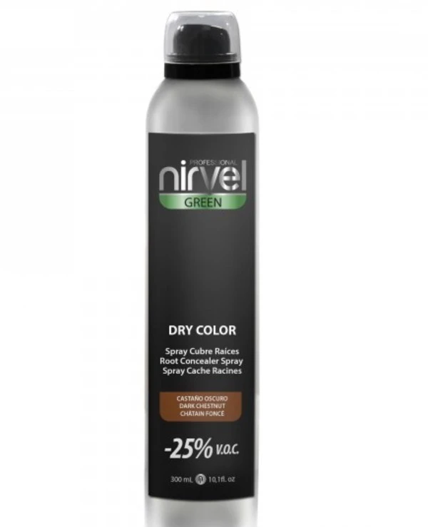 Nirvel Professional - Тонирующий спрей для волос Dry Color Dark Brown 300 мл, Коричневый