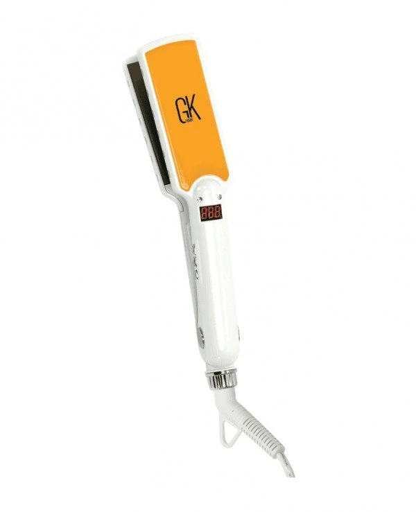 Gkhair Global Keratin - Hair straightener Curve Titanium Flat Iron White