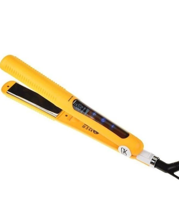 Gkhair Global Keratin - Hair straightener Ionic Digital Touch Flat Iron Orange