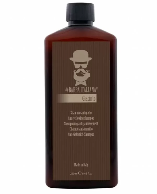 Barba Italiana - Silver hair shampoo Anti-gelbstich shampoo GIACINTO 250ml