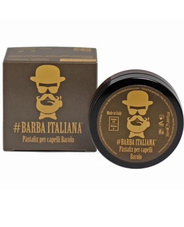 Barba Italiana - Фиксирующая помадка для волос Pasta fix per capelli BAROLO 50 мл
