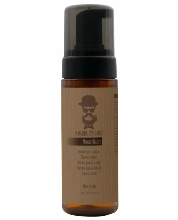 Barba Italiana - Shaving mousse foam Mousse per rasatura MONTE BIANCO 150ml