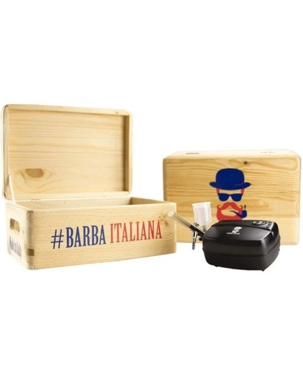 Barba Italiana - Набор из 8 продуктов и лечебной подушки в кейсе. VOLTA Set 