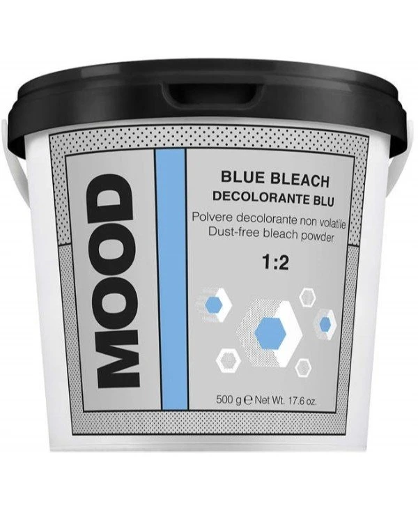 Mood - Обесцвечивающий порошок голубой Decolorante Blue Bleach 500 г