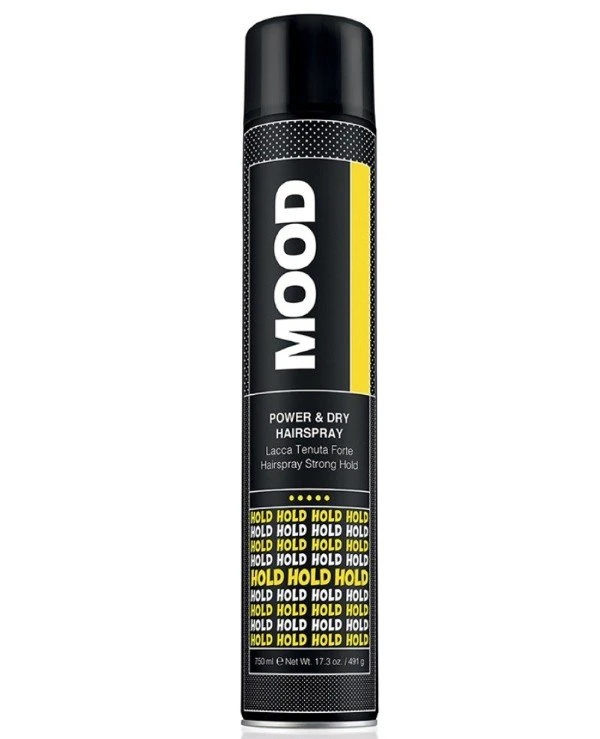 Mood - Лак для волос сильной фиксации Power & Dry Hairspray 750 мл