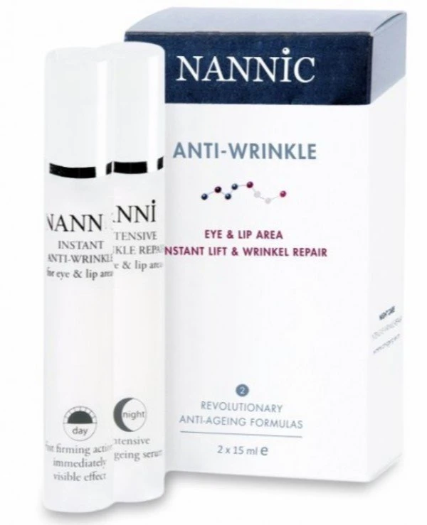 Nannic - Kit for skin care around the eyes and lips Care Set 2x15ml