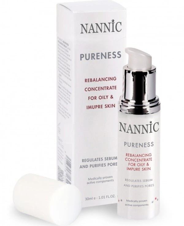 Nannic - Крем-сыворотка для проблемной и жирной кожи Pureness Rebalance Concentrate For Oily&Impure Skin 30 мл