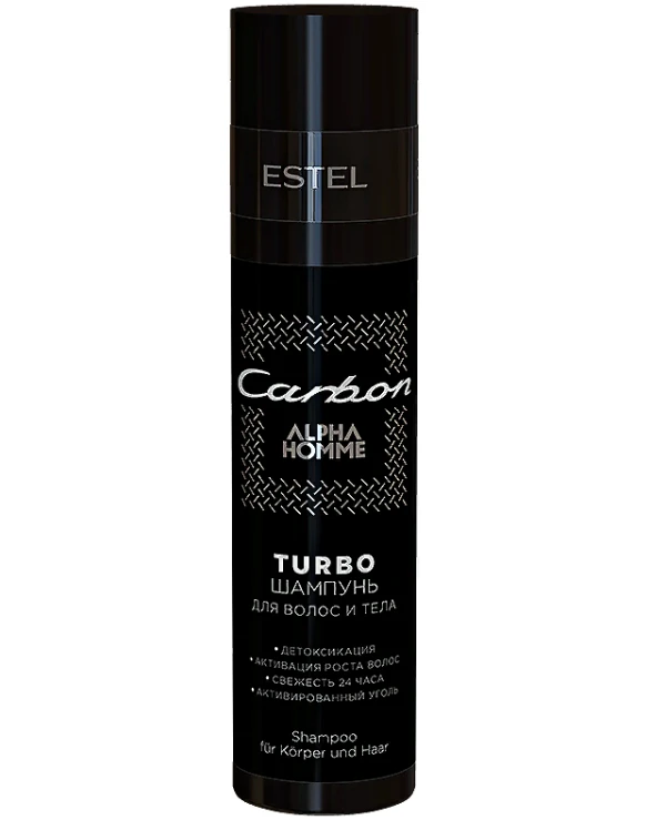 Estel Professional - Шампунь для волос и тела Carbon Turbo Shampoo 250 мл