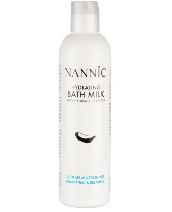 Nannic - Увлажняющее рисовое молочко для ванной Hydrating Bathmilk 250 мл