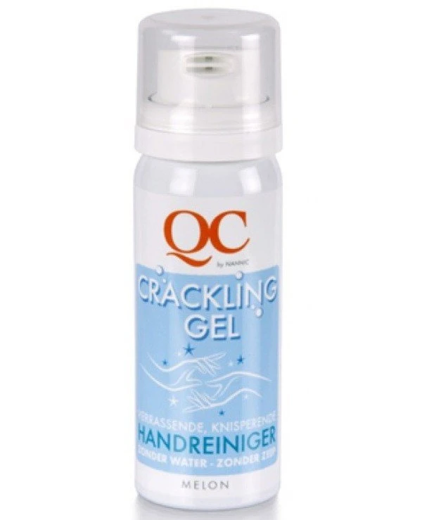 Nannic - Хрустящая пенка для сухого мытья рук QC Crackling Gel Melon ADULTS 50 мл