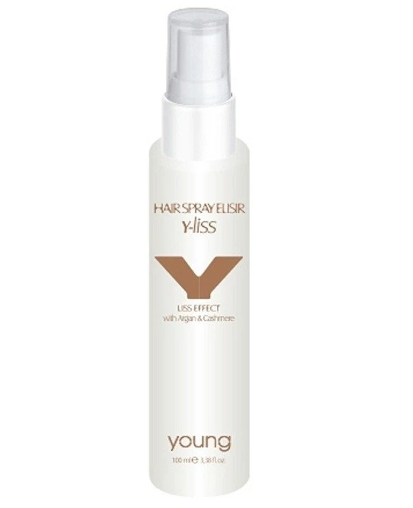 Young - Спрей для гладкости и блеска волос Argan & Cashmere Hair Spray Elisir 100 мл