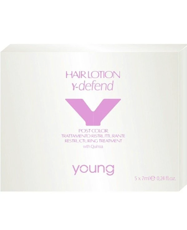 Young - Ампулы для поддержки цвета Hair Lotion Post Color Restructing Trеatmeant with Quino 