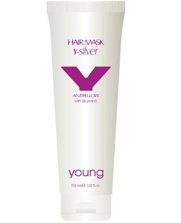 Young - Маска с антижелтым эффектом Hair Mask Antiyеllow with Silk protein 150 мл