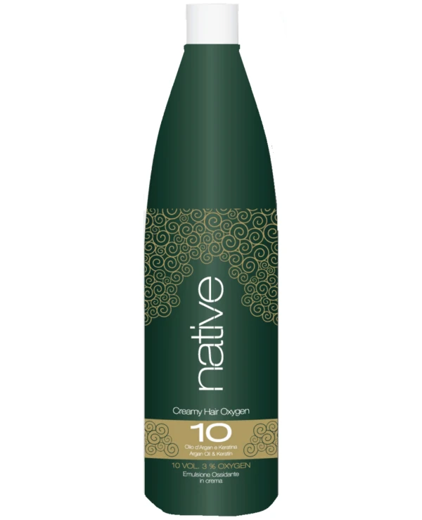 Native - Крем-Окислитель с аргановым маслом и кератином Creamy Hair Oxygen With Argan Oil & Keratin 1000 мл, 3 %