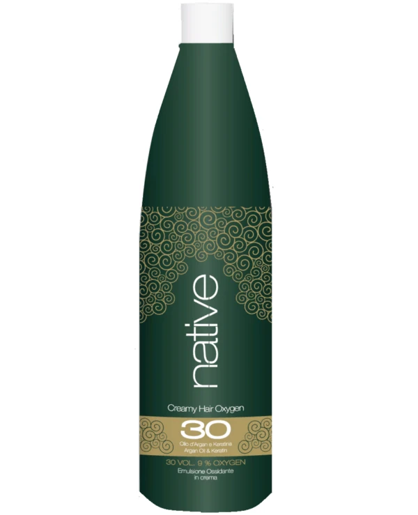Native - Крем-Окислитель с аргановым маслом и кератином Creamy Hair Oxygen With Argan Oil & Keratin 1000 мл, 9 %