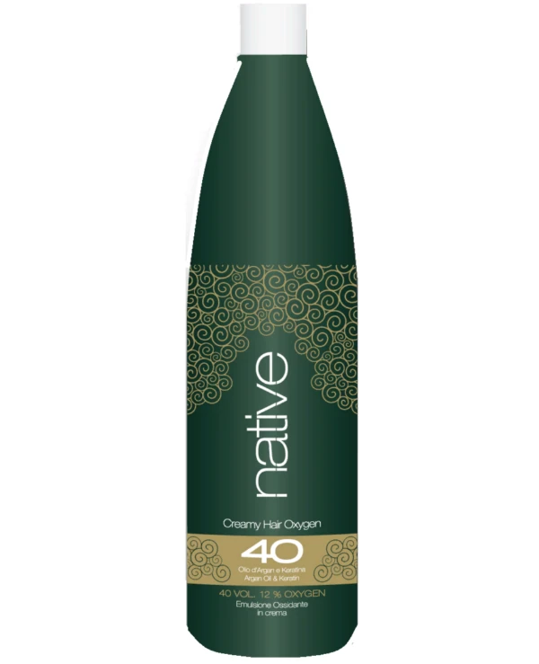 Native - Крем-Окислитель с аргановым маслом и кератином Creamy Hair Oxygen With Argan Oil & Keratin 1000 мл, 12 %
