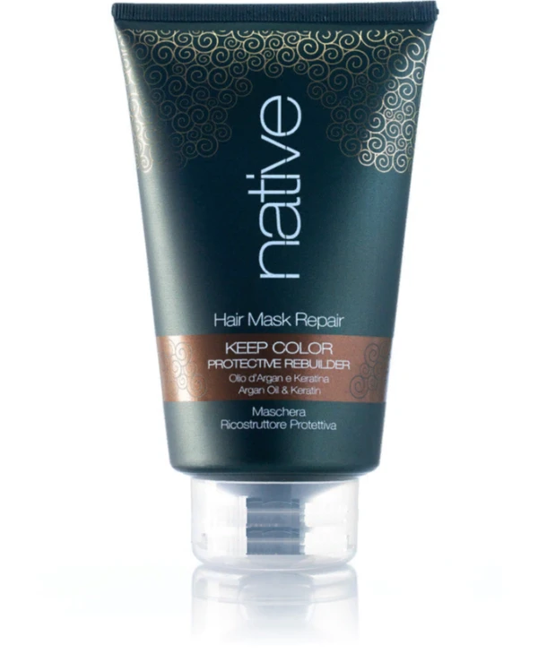 Native - Маска увлажняющая с Аргановым маслом и Кератином Hair Keep Color Mask 250 мл