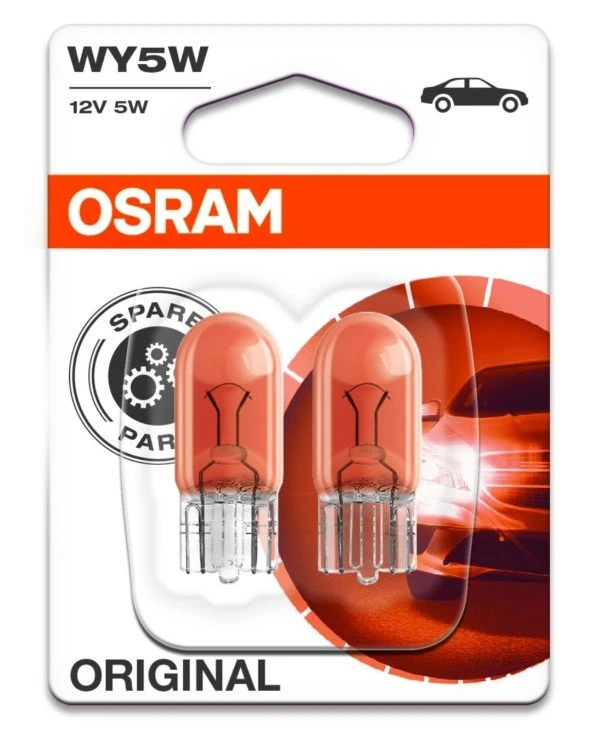 Osram - Лампа накалывания Standard WY5W 12V 5,20 W W2.1x9.5d (2827BLI2)  