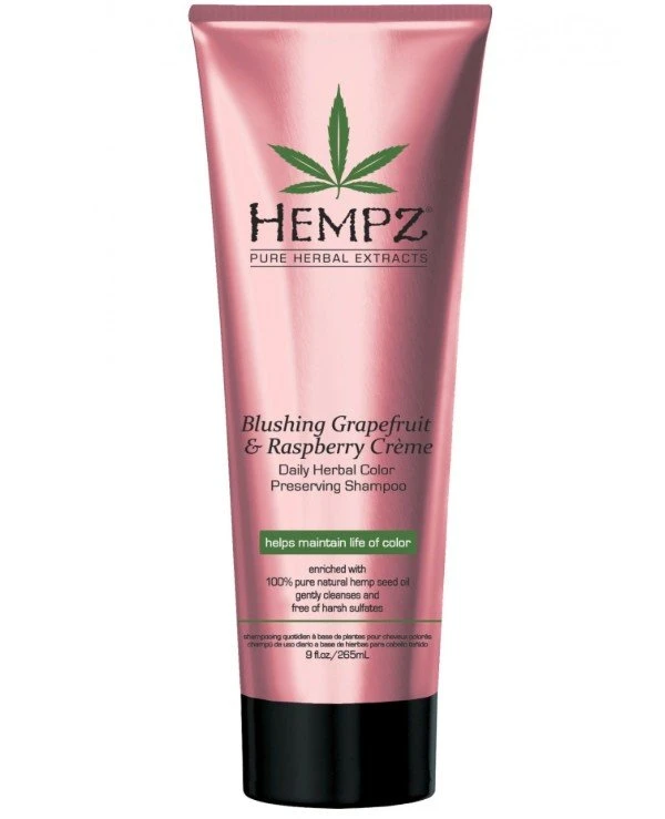 Hempz - Шампунь для поддержания цвета и блеска волос Грейпфрут и Малина Blushing Grapefruit and Raspberry Creme Shampoo 265 мл