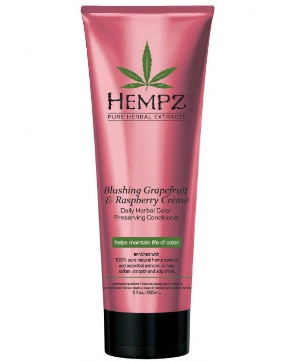 Hempz - Кондиционер для поддержания цвета и блеска волос Грейпфрут и Малина Blushing Grapefruit and Raspberry Creme Conditioner 265 мл