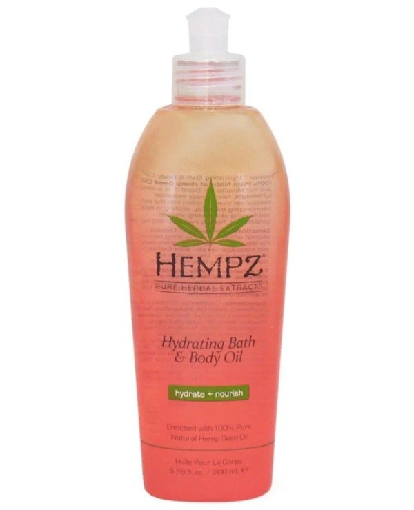 Hempz - Масло увлажняющее для тела и ванны - Ананас и Медовая Дыня Hydrating Bath & Body Oil 200 мл